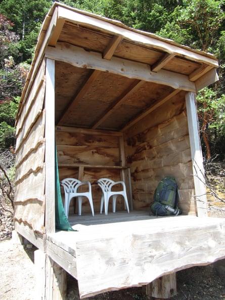 The shelter Galiano Canada - Dixe Wills story for Guardian Travel